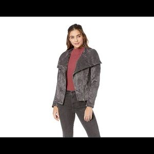 BLANKNYC - Faux suede asymmetrical jacket